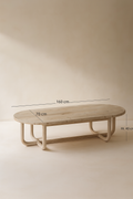 Kristen - Table Basse - Pin Recyclé