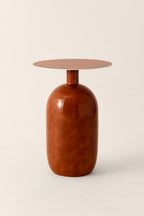 Bodo - Meuble D'Appoint - Métal - Terracotta