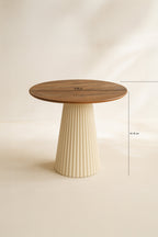 Fjord - Meuble D'Appoint - Bois De Manguier/Métal - Ecru