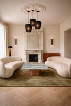 Bergen - Table Basse - Bois D'Acacia/Marbre - Gris