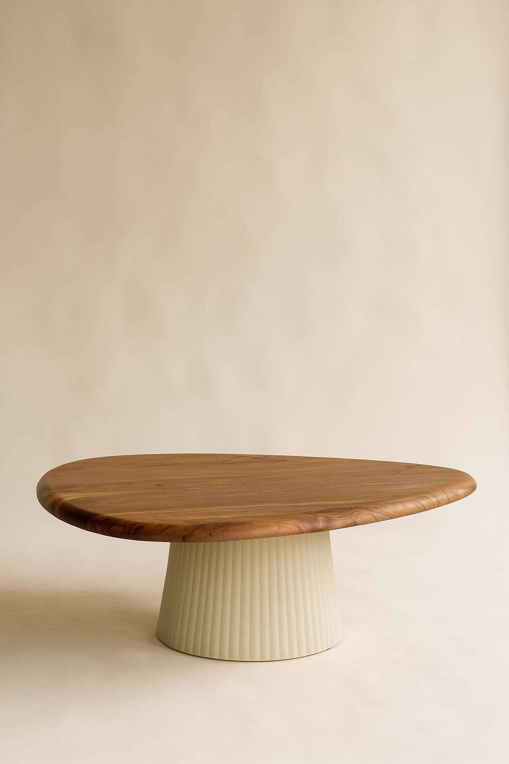 Malmo - Table Basse - Métal/Acacia/Bois - Ecru