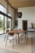 Callao - Table Rectangulaire - Effet Bois - Noyer