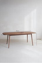 Callao - Table Rectangulaire - Effet Bois - Noyer