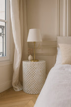 Zina - Meuble D'Appoint - Coquille De Capiz - Vert