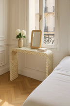 Zina - Console - Coquille De Capiz - Vert