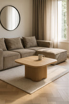 Alba - Table Basse - Effet Bois - Naturel