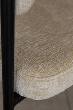 Colette - Ensemble Table Extensibl - Tissu/Mdf - Beige