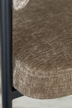 Colette - Ensemble Table Extensibl - Tissu/Mdf - Coffee