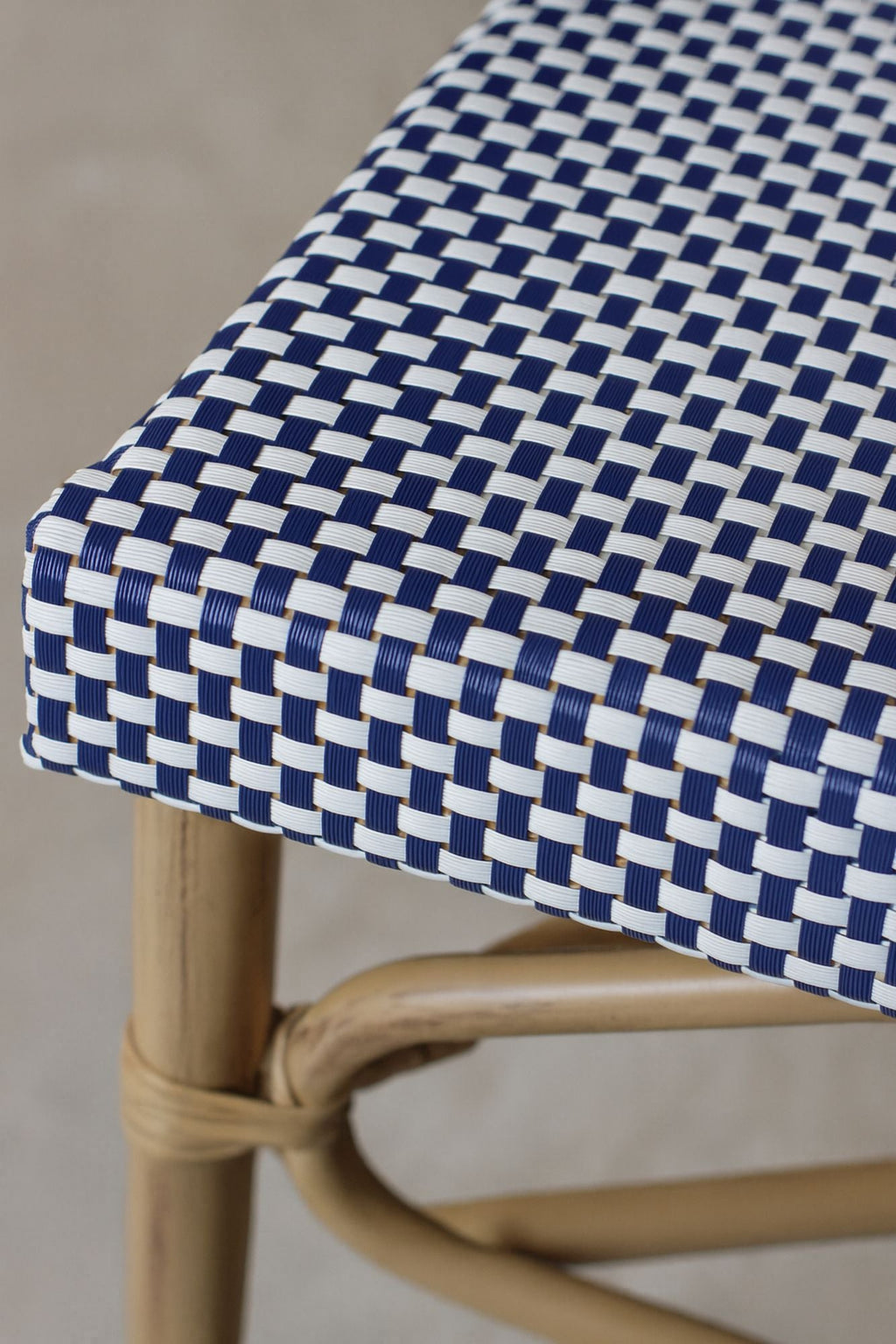 Amalfi - Lot 2 Fauteuils De Table - Aluminium Effet Rotin - Bleu
