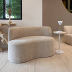 Come - Banc Avec Dossier - Velours - Beige