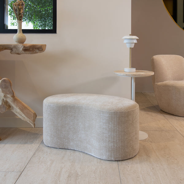 Come - Banc - Velours Cotelé/Tissu - Beige