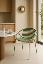 Calypso - Lot De 4 Faut De Table - Polypropylène/Métal - Vert