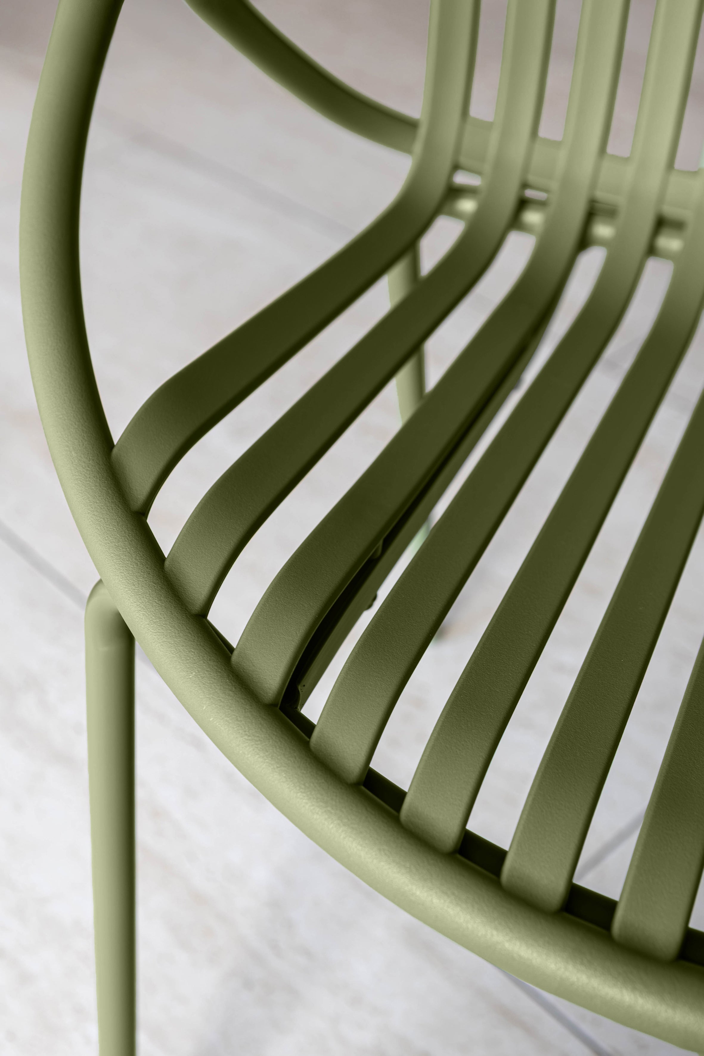 Calypso - Lot De 4 Faut De Table - Polypropylène/Métal - Vert