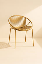 Calypso - Lot De 4 Faut De Table - Polypropylène/Métal - Safran