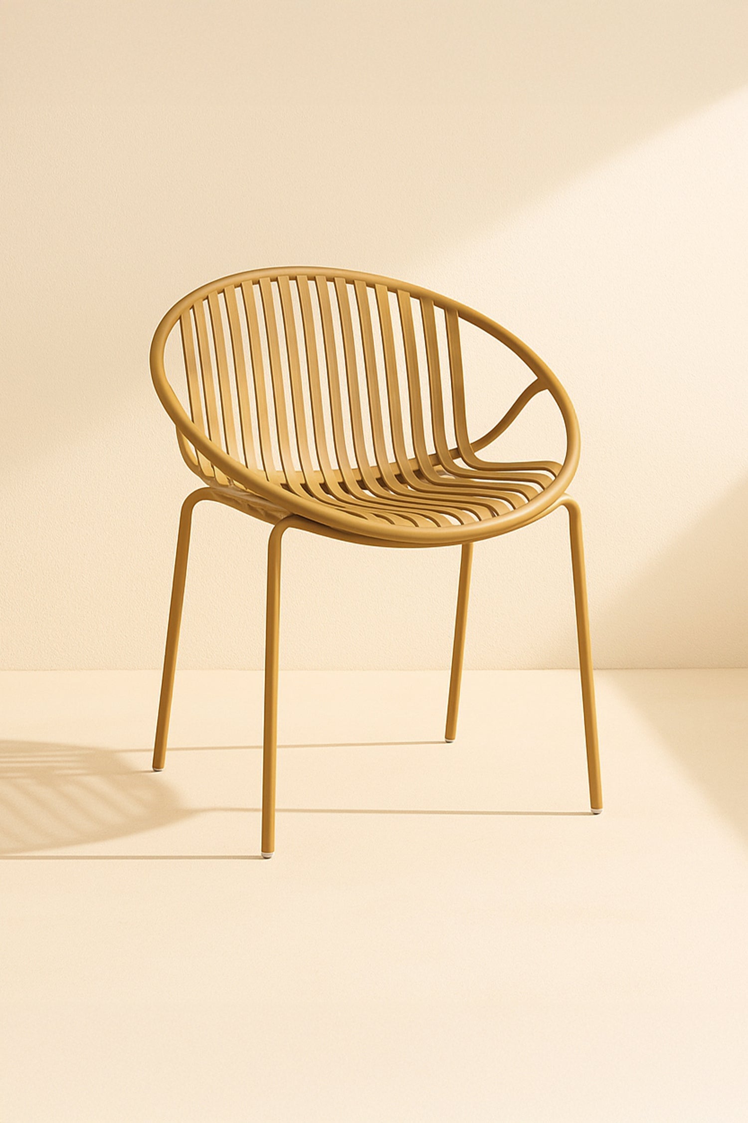 Calypso - Lot De 4 Faut De Table - Polypropylène/Métal - Safran
