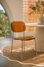Glam - Lot De Deux Chaises - Polycarbonate - Ambre
