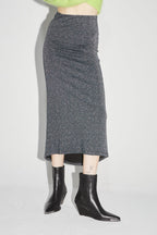 La Maxi Skirt Serena En Tricot Léo Green