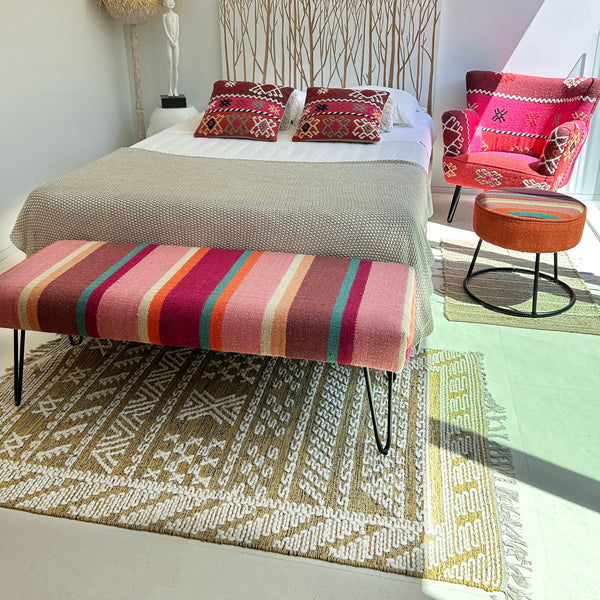 Tokat - Tapis - Coton/Laine - Safran