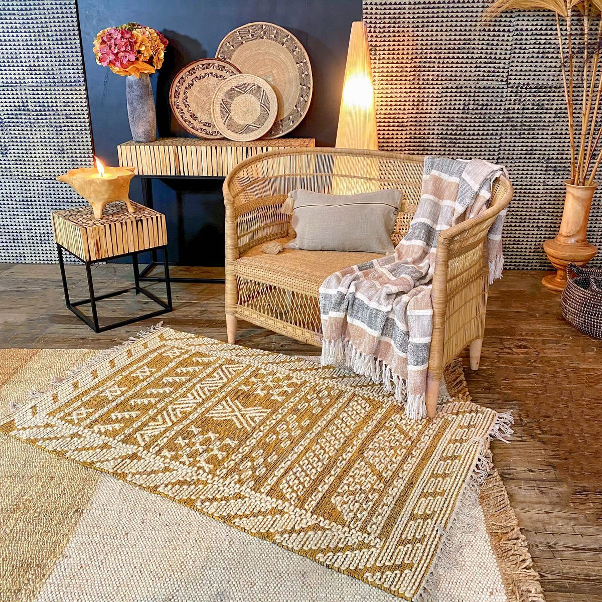 Tokat - Tapis - Coton/Laine - Safran