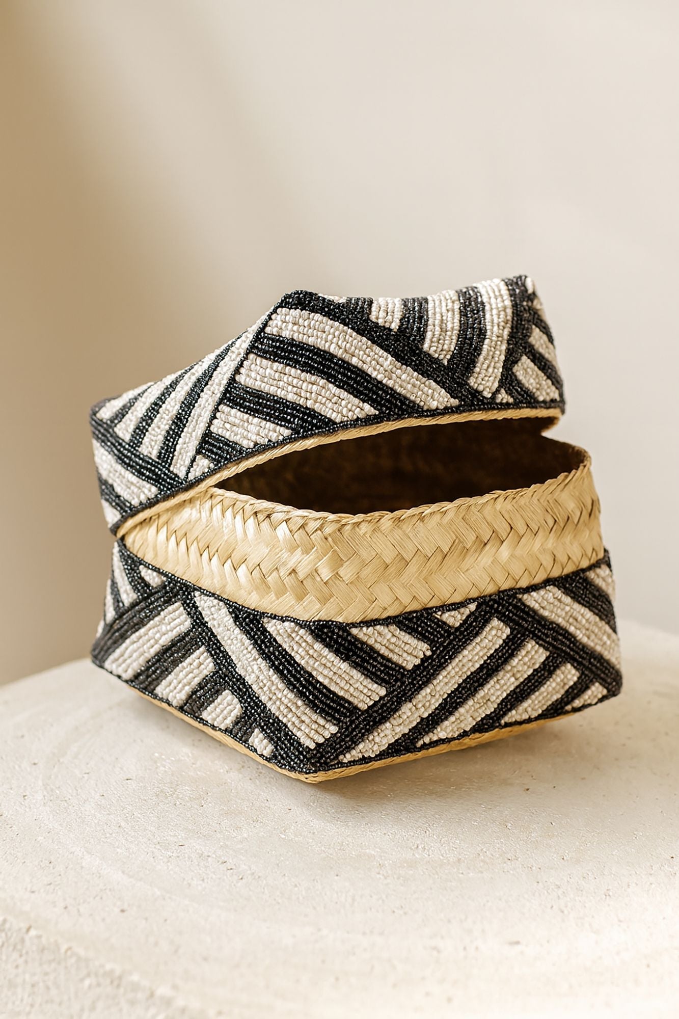 Bao - Boite - Bambou Et Perles