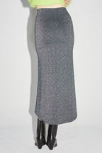 La Maxi Skirt Serena En Tricot Léo Green
