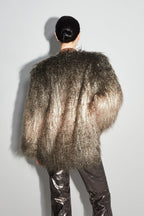 Bomber Zephyr Fausse Fourrure Tie And Dye