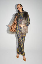 La Veste Sans Manches Morris Fausse Fourrure Tie And Dye