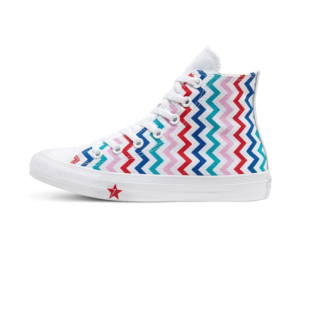 Baskets Converse Chuck Taylor All Star Vltg High Top - Blanc