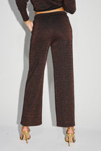 Le Pantalon Neil En Jersey Lurex Noir