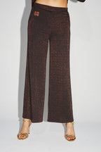Le Pantalon Neil En Jersey Lurex Noir