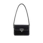 Valentino Garavani Rockstud Shoulder Bag - Black - Femme