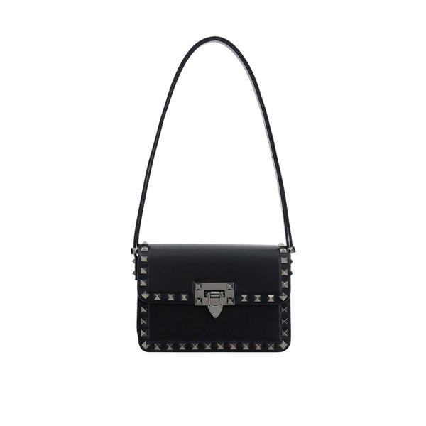 Valentino Garavani Rockstud Shoulder Bag - Black - Femme