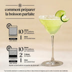 Lot De 3 Cocktails Mixer Saveur Margarita Sans Alcool - 330Ml