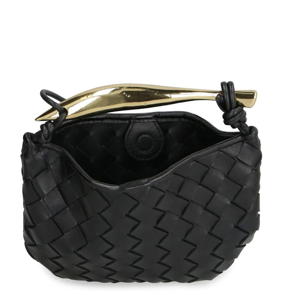 Bottega Veneta Mini Sardine Shoulder Bag - Black - Femme