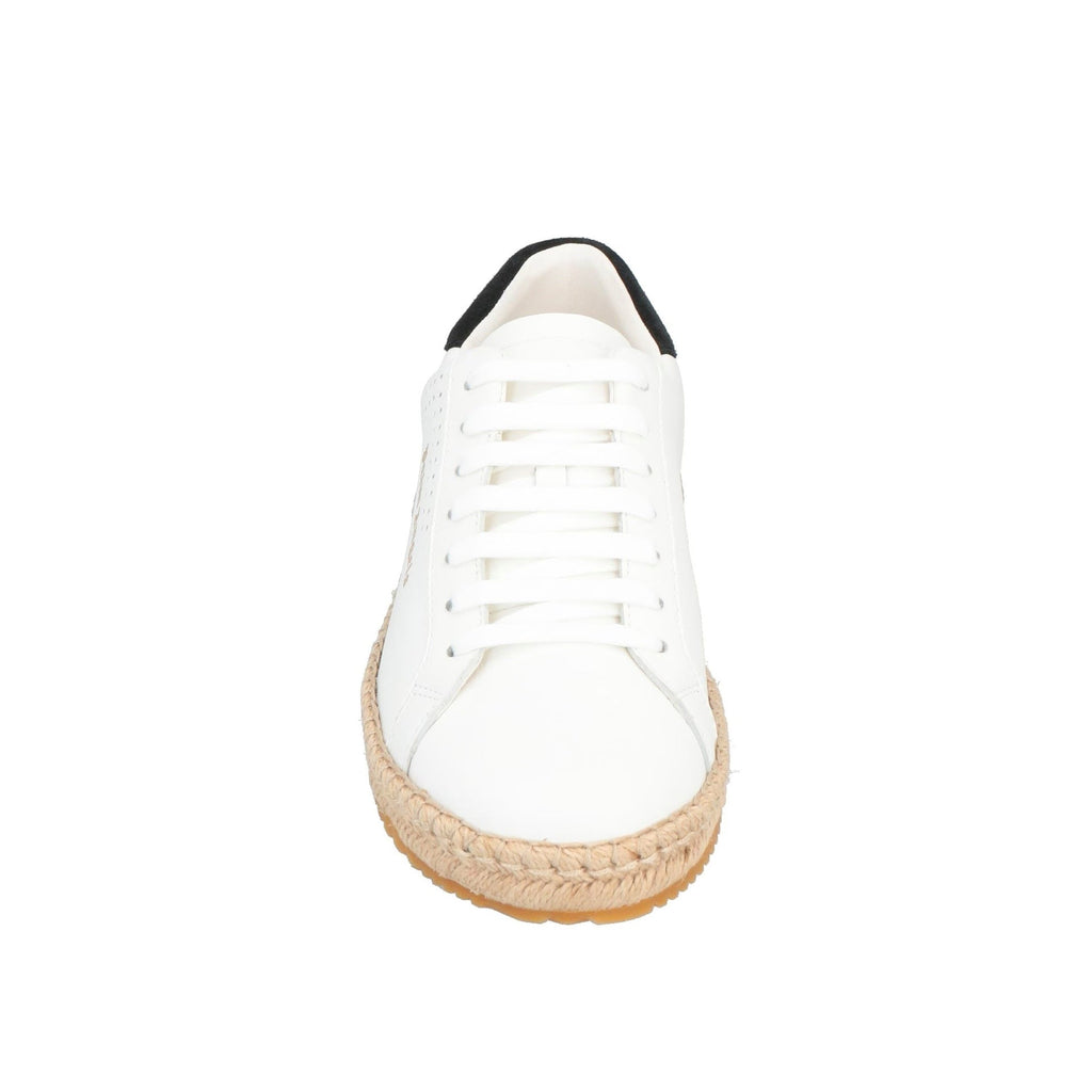 Baskets Palm Angels Leather Logo - White - Homme