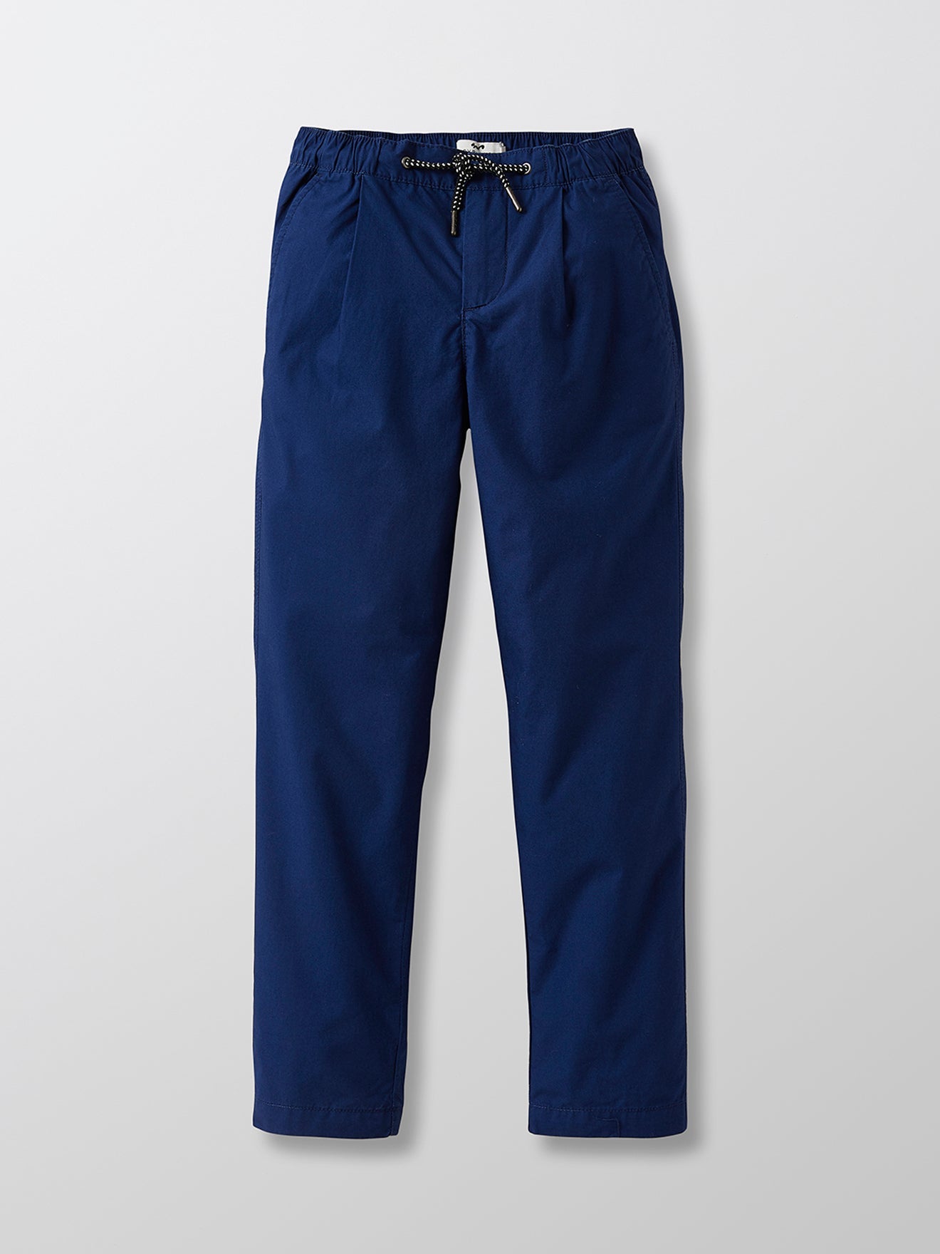 Pantalon Confo Popeline - Bleu Vif Uni - Garçon