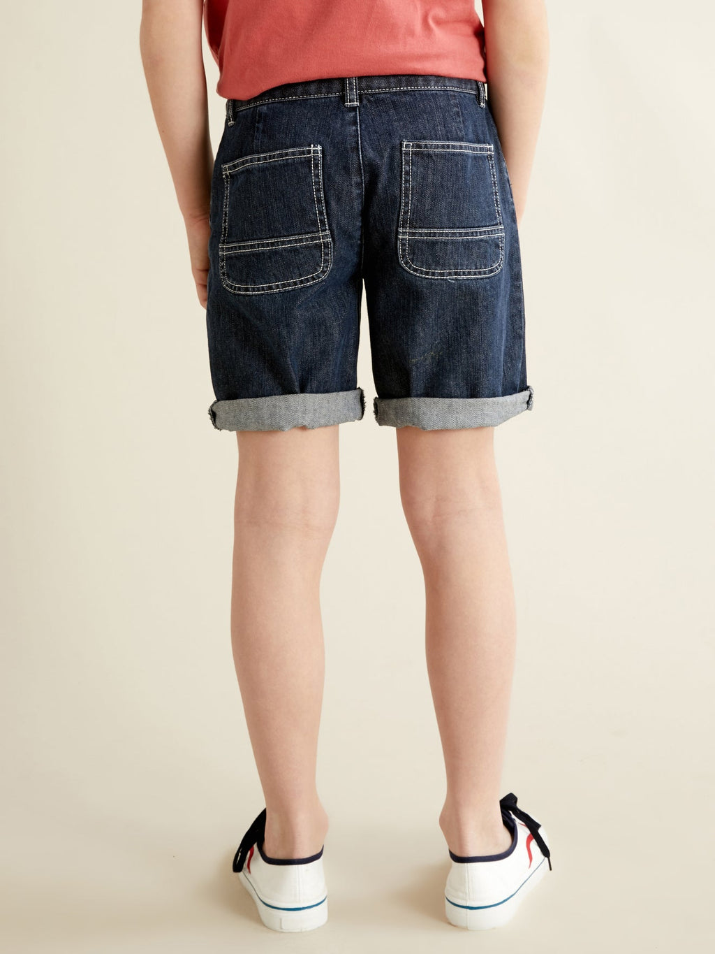 Short 5 Poches Denim - Jean - Garçon