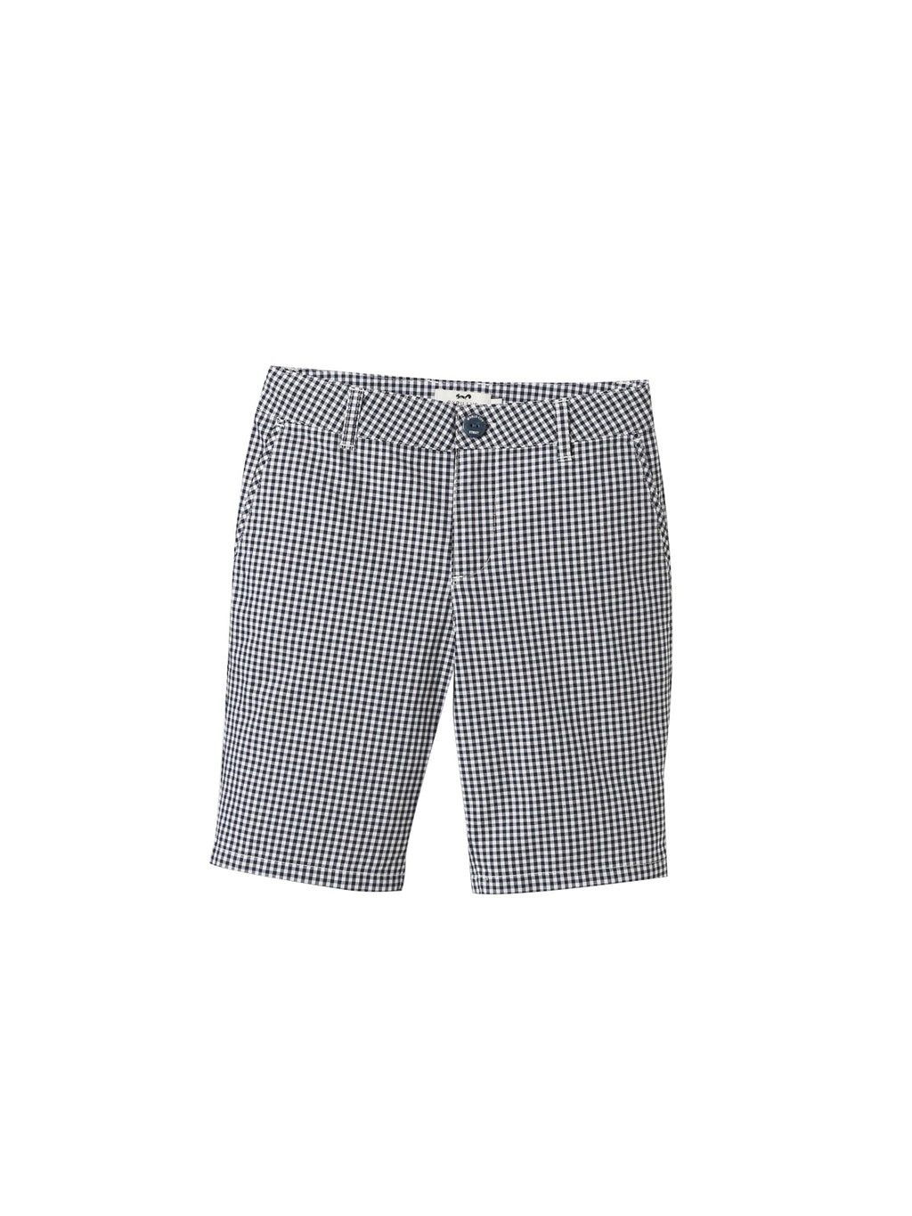 Short Epuré Fantaisie - Blanc Clair Carreaux - Garçon