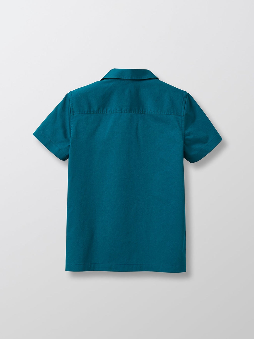 Chemise Popeline Unie - Beige Moyen Grise - Garçon