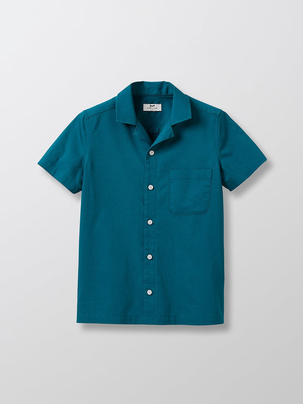 Chemise Popeline Unie - Beige Moyen Grise - Garçon