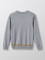 Pull Hp Col V - Gris Clair Chine - Garçon