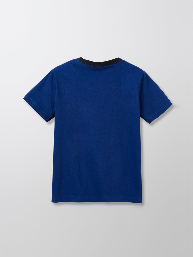 Cyrillus - T-shirt  Coupe Europe - Blanc Clair Uni - Garçon