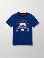 Cyrillus - T-shirt  Coupe Europe - Blanc Clair Uni - Garçon