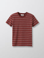 T-Shirt Rayé Colin - Bleu Moyen Uni - Garçon
