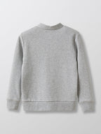 Cyrillus - Gilet Molleton - Gris Moyen Chine - Garçon