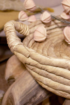Dounia - Plateau Rond En Fibres - Fibres D'Abaca