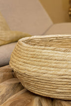 Dounia - Panier Rond - Fibres D'Abaca