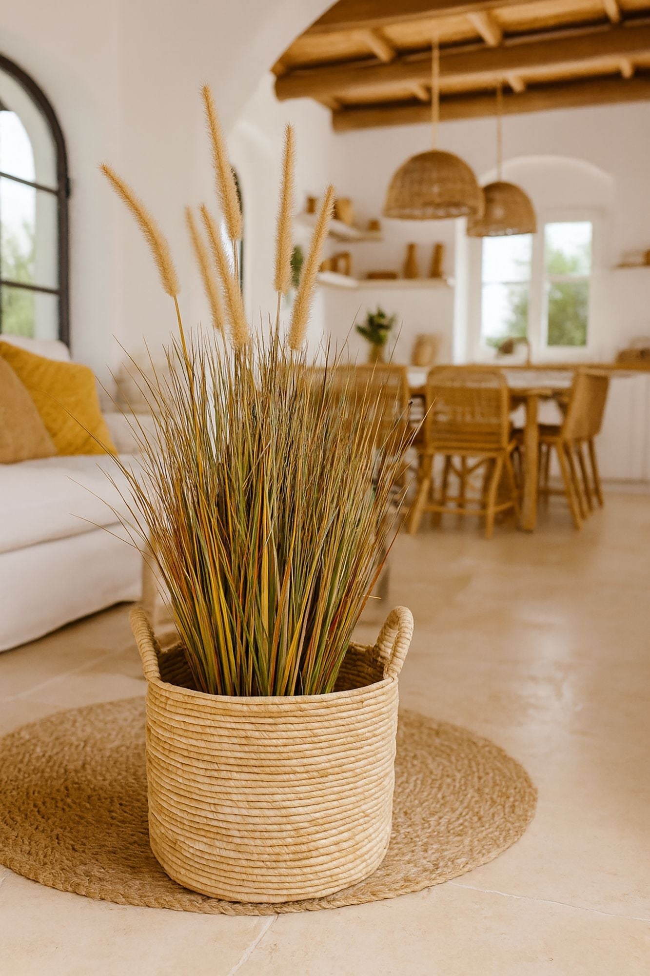 Abir - Panier En Fibres - Fibres D'Abaca