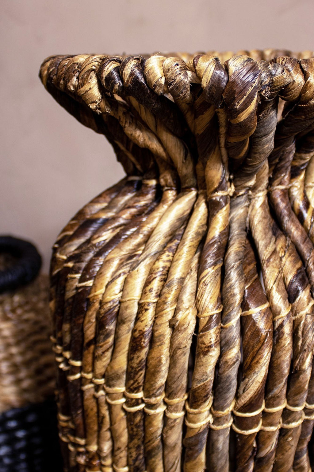 Lina - Vase Décoratif - Fibres D'Abaca