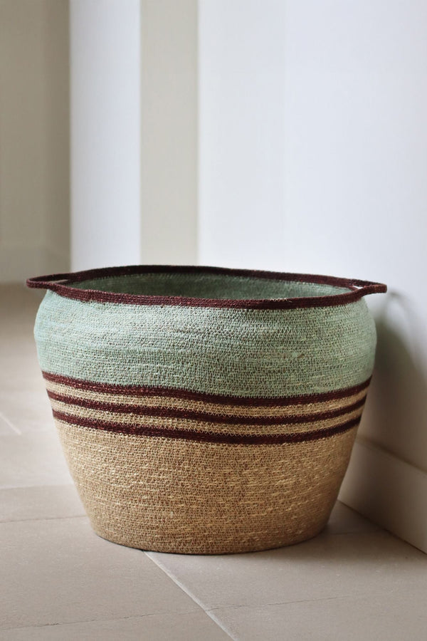 Chobie - Panier - Jonc De Mer - Vert Celadon